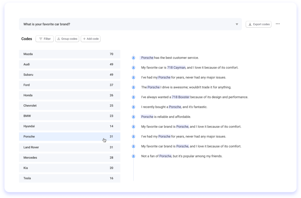BTInsights | AI Survey Open-Ends Coding at Human Level