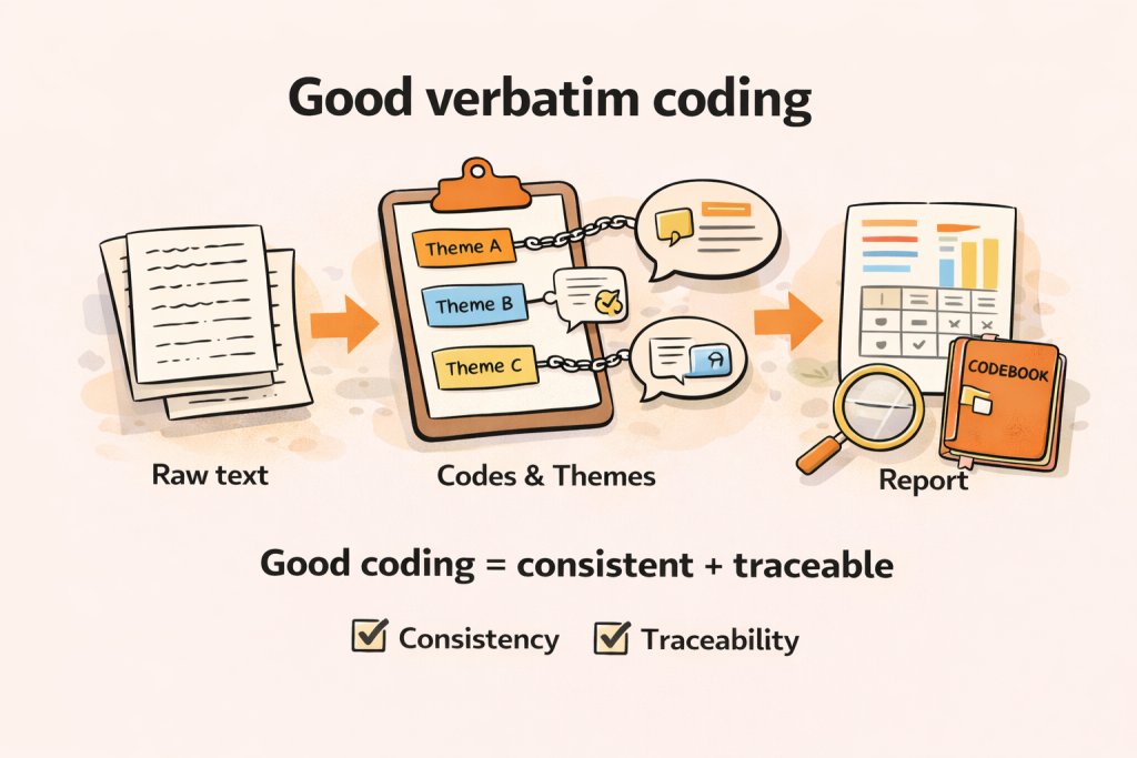 What verbatim coding software is