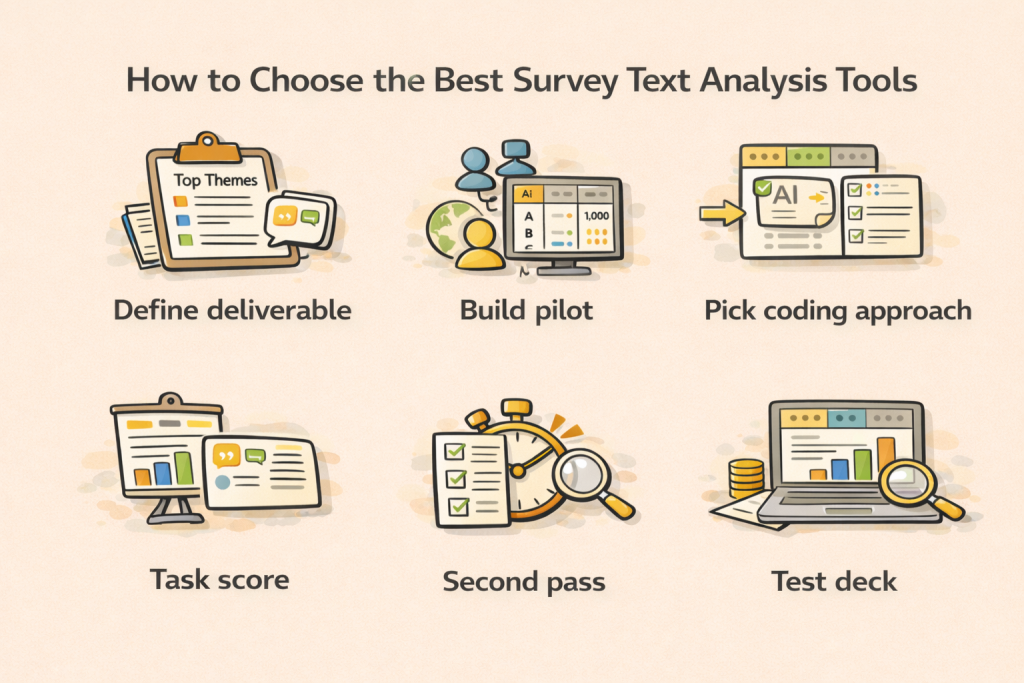 How to choose the best survey text analysis tools in 2026