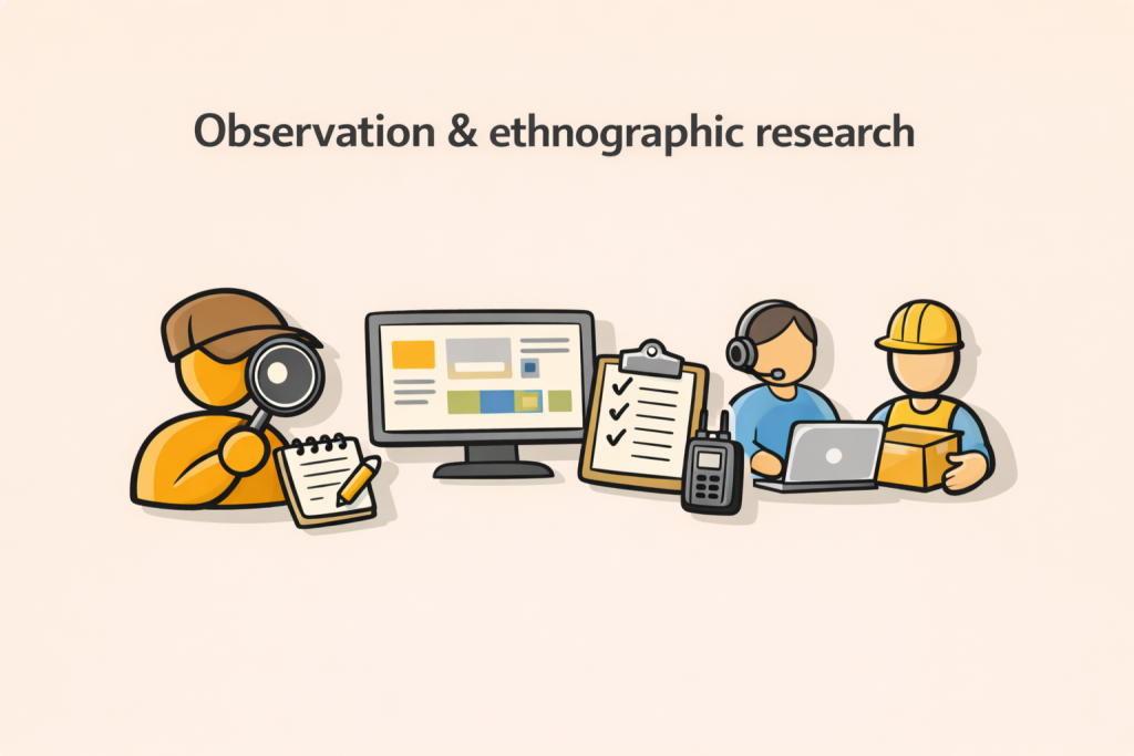 Observation and ethnographic research