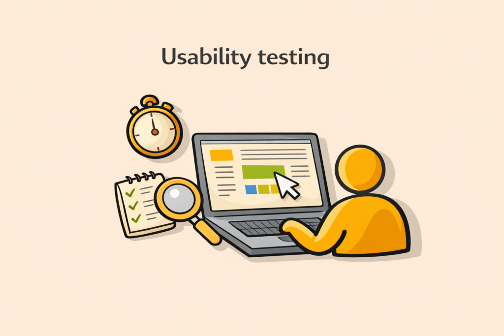 Usability testing (qualitative with task evidence)