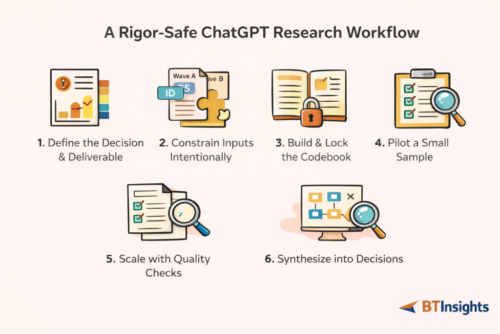 The right way workflow: use ChatGPT without breaking research rigor