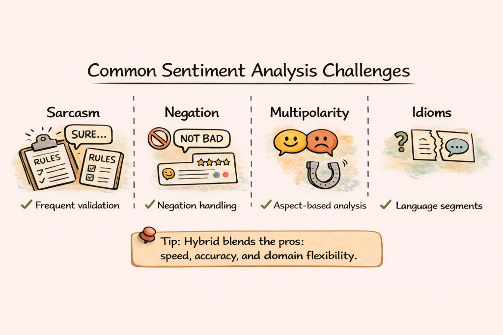 Sentiment analysis challenges