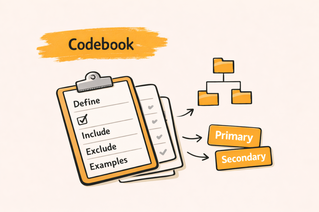 Build a codebook that drives consistency